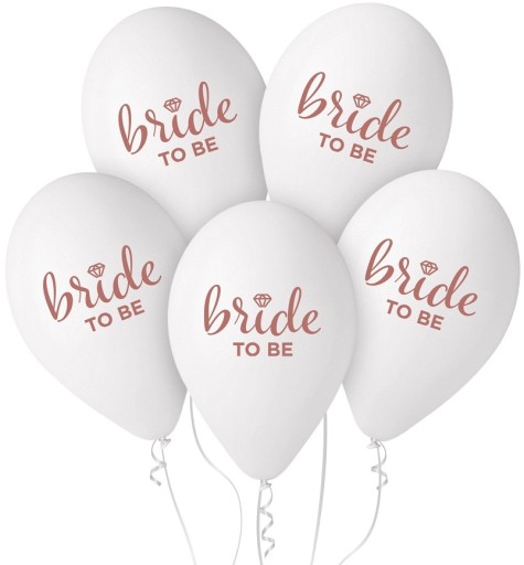 ШАРЫ «BRIDE TO BE» БРИЛЛИАНТЫ ДЛЯ МАЛЬЧИЧНИКА 5 ​​ШТ.