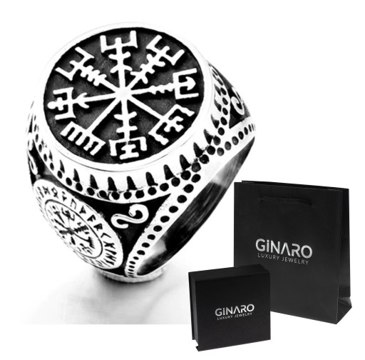SYGNET VEGVISIR KOMPAS WIKINGÓW STAL CHIRURGICZNA