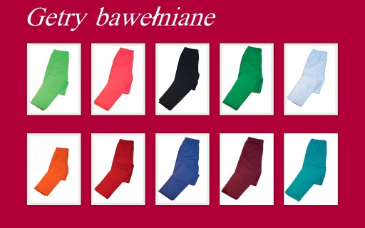 GETRY LEGGINSY DZIECIĘCE BAWEŁNIANE 146 Żółte