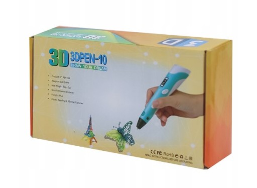 НАБОР XL MAGICAL PEN 3D, 210 м, ШАБЛОНЫ ДЛЯ ЗАПРАВКИ