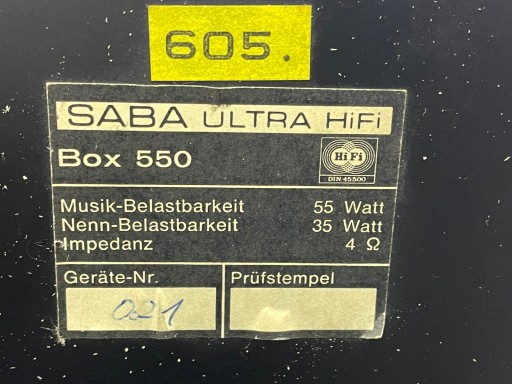 SABA ULTRA HIFI AMPLITUNER 9120 - QUADRO, 1970-е гг.