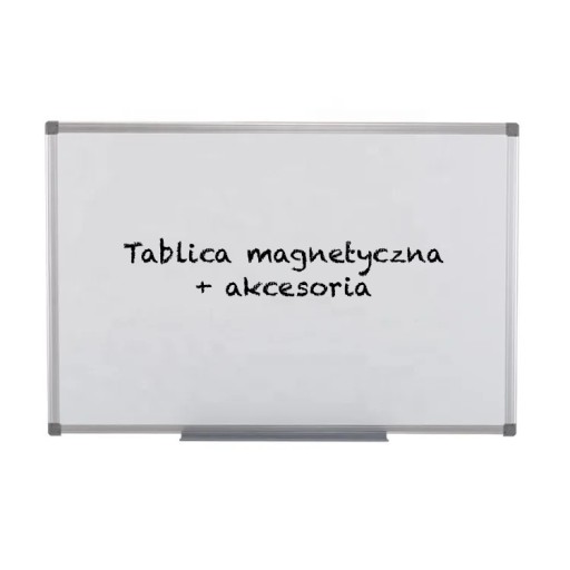 Tablica Magnetyczna Suchościerna 90x60cm Suchościeralna + Magnesty Markery