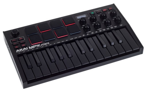 Akai MPK Mini MK3 Черная USB-клавиатура управления, 25 клавиш
