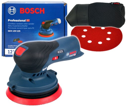 ЭКСЦЕНТРИЧЕСКАЯ ШЛИФОВАЛЬНАЯ МАШИНА 12V GEX 12V-125 BOSCH КОРПУС