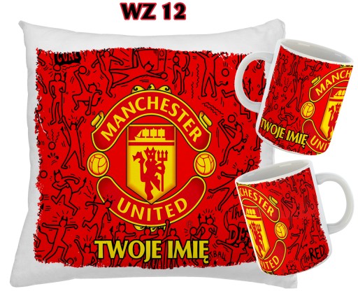 KUBEK + PODUSZKA dla kibica MANCHESTER UNITED F.C