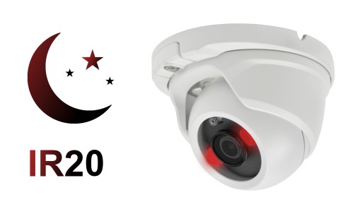 Zestaw do monitoringu 8 kamer 8Mpx IR20 dysk 1TB