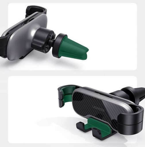 UGREEN UCHWYT DO KRATKI NA TELEFON + ŁADOWARKA DO ZAPALNICZKI USB / USB C