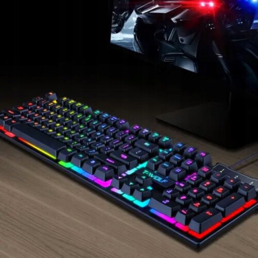 ИГРОВАЯ МЫШЬ, КЛАВИАТУРА, ПОДАРОК ​​ДЛЯ ПАРНЯ, LED