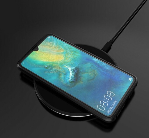 АЛЮМИНИЕВЫЙ МАГНИТНЫЙ СТЕКЛЯННЫЙ чехол для HUAWEI MATE 20 PRO