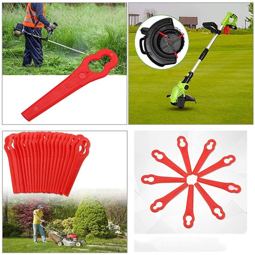100SZT PLASTIKOWE OSTRZE DO KOSIARKA FRT18A FRT18A1