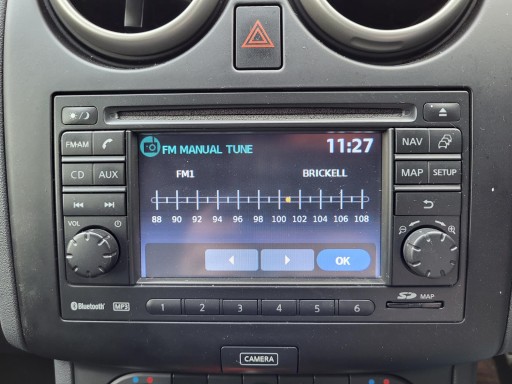 NISSAN QASHQAI J10 LIFT RADIO CD NAWIGACJA EKRAN