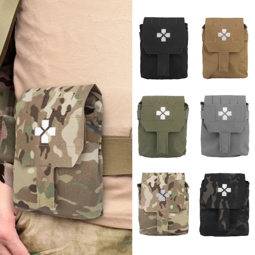 Тактический подсумок Molle EDC, подсумок быстрого развертывания IFAK, медицинский, военный