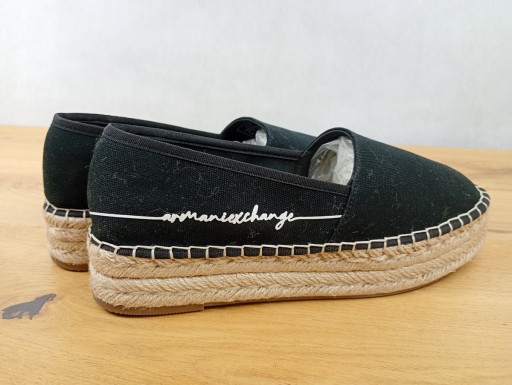 Armani Exchange Espadrilles, espadryle na platformie, rozmiar 39