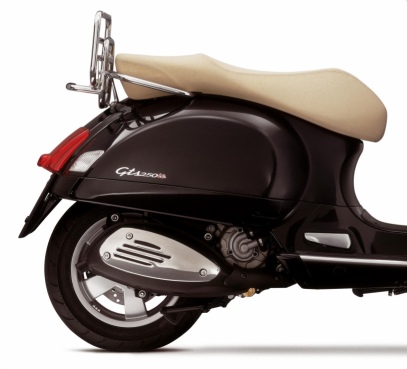 Vespa GTS osłona tłumika wydechu chrom NOTTE NOWA