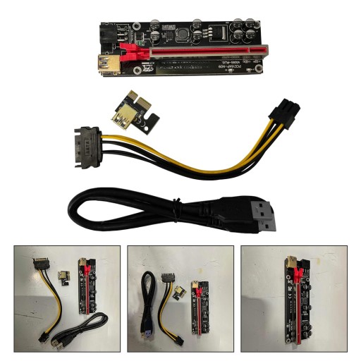 КАБЕЛЬ ПЕРЕХОДНИКА PCI-1X НА 16X УДЛИНИТЕЛЬ PCIE