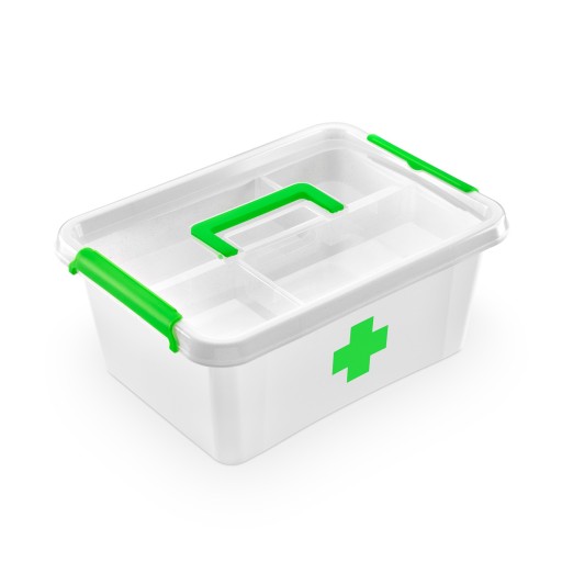 ОРГАНАЙЗЕР FIRST KIT КОНТЕЙНЕР ДЛЯ ЛЕКАРСТВ 12,5 л + ВСТАВКА