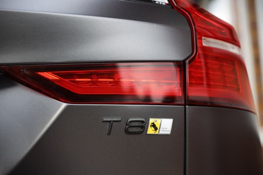 VOLVO POLESTAR R СКАЧАЮЩИЙ ЛОСЬ С ЭМБЛЕМОЙ МОСА КЛАПАН