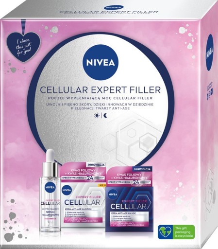 ПОДАРОЧНЫЙ НАБОР NIVEA CELLULAR EXPERT FILLER ДЛЯ ЖЕНЩИН