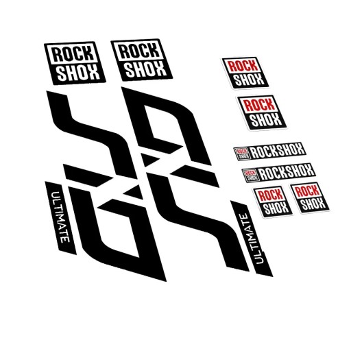 Совместимые наклейки на вилки ROCK SHOX SID s