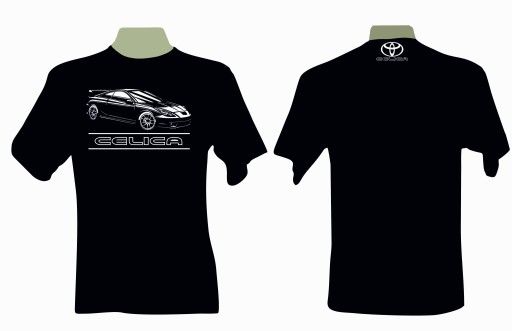 ФУТБОЛКА Футболка с фанатским принтом Toyota CELICA mk7