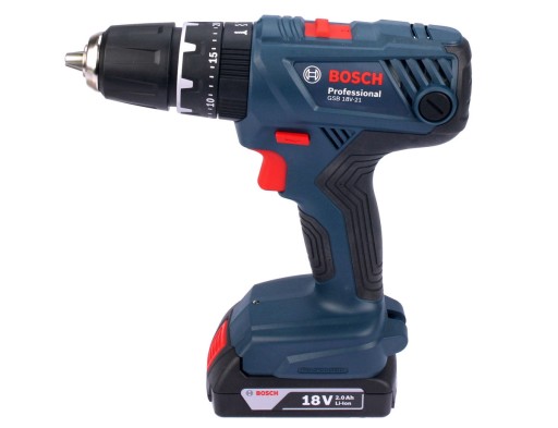 ОТВЕРТКА 18V GSB 18V-21 BOSCH 2x2.0Ah