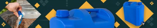 КОНТЕЙНЕР ДЛЯ ВОДЫ КАНИСТРА С КРАНОМ 20Л