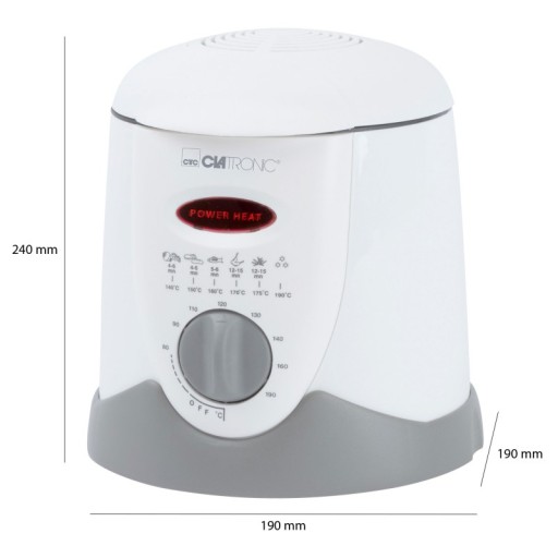 ФРИТЮРНИЦА ДЛЯ ФОНДЮ + ВИЛКИ 2в1 CLATRONIC 2916 1л