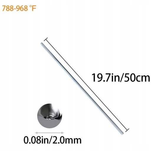 50x Aluminiowy drut spawalniczy niskotemperaturowy