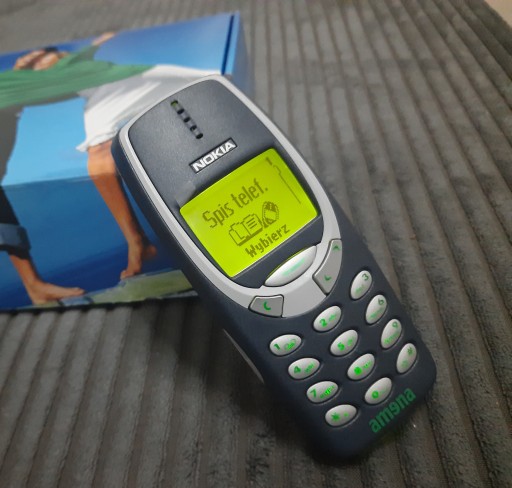 100% НОВЫЙ оригинальный мобильный телефон Nokia 3310, новый с завода, комплект PL