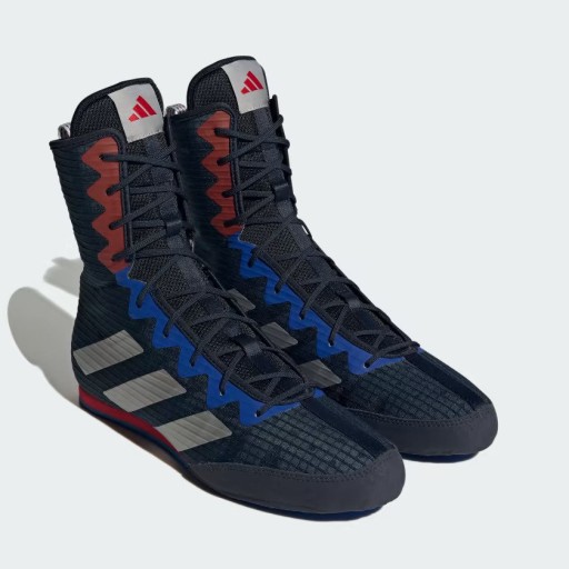 ВЫСОКИЕ БОКСЕРСКИЕ КРОССОВКИ ADIDAS BOX HOG 4 HP6880, размер 48