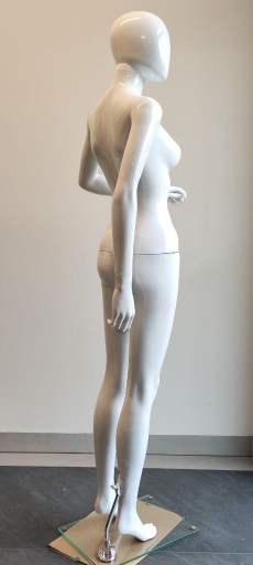 MANEKIN DAMSKI M6007 CAŁOPOSTACIOWY BIAŁY POŁYSK