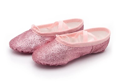 Балетки для танцев Ballet, размер 39, розовый блеск