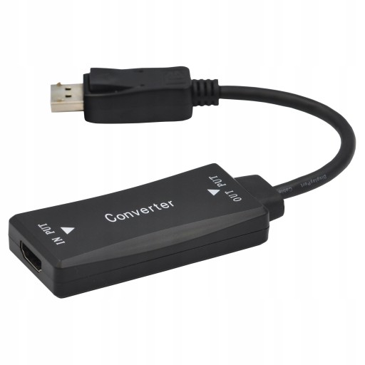 HDMI преобразователь для AdlayPort Adapter DP 4K 1080p Wireway WW331471 Black