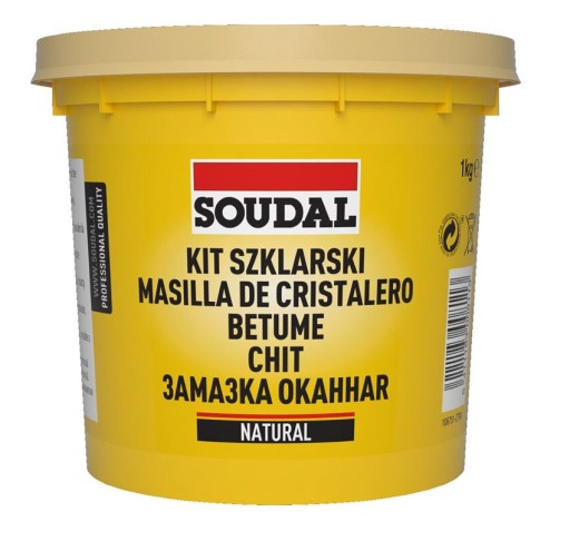 Soudal универсальная шпаклевка для стекла 1 кг Натуральная