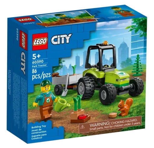 LEGO CITY 60390 TRAKTOR W PARKU