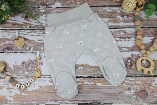 PÓŁŚPIOCHY BEZUCISKOWE r.68 GREY BABY BEAR /51/