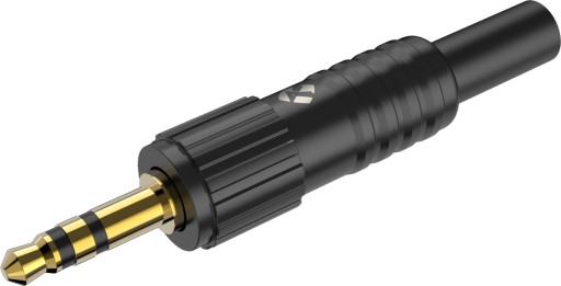 Штекер стереокабеля Roxtone 3,5 мм RMJ3PL-B