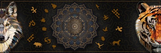 PUZZLE DREWNIANE KRÓLIK WIELKANOCNY 140 elementów