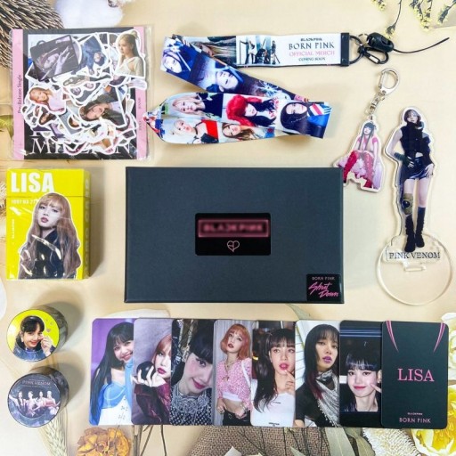 Подарочный набор Kpop BLACKPINK Lisa Jennie Rose Jisoo