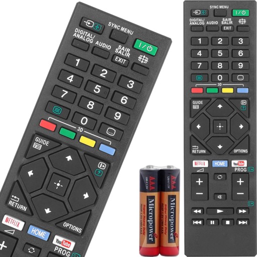 ПУЛЬТ ДИСТАНЦИОННОГО УПРАВЛЕНИЯ ДЛЯ ТЕЛЕВИЗОРА SONY SMART NETFLIX YOUTUBE
