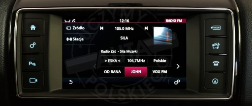 JAGUAR F-PACE КАРТА РАДИО ПОЛЬСКИЙ МЕНЮ ЛЕКТОР USAEU