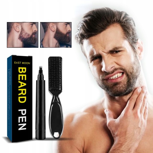 Beard Filler Pen Pędzel Do Brodów Męski Beard