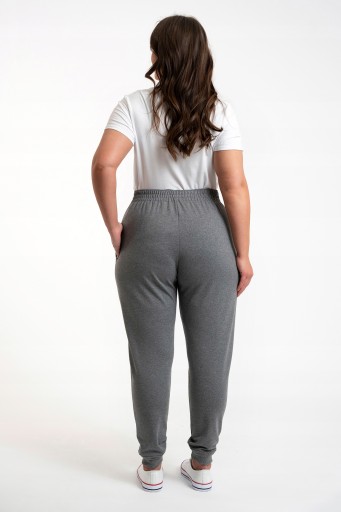 Spodnie damskie Italian Fashion Malmo szary r. XL