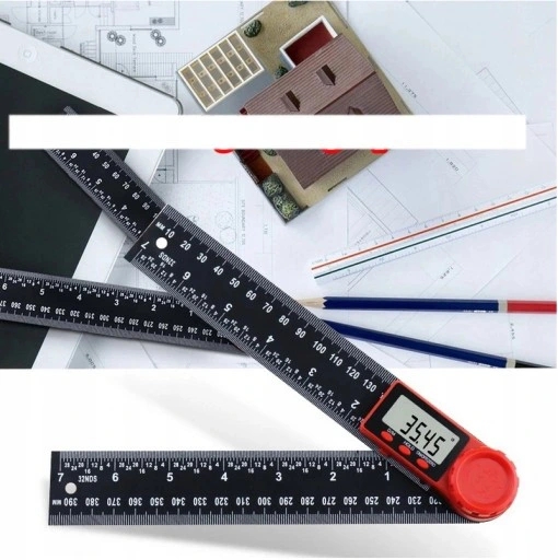 KĄTOMIERZ CYFROWY POZIOMICA KĄTOWNIK 2W1 LCD