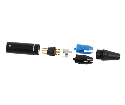 Xlr mini Neutrik 4-контактный штекер RT4MC-B