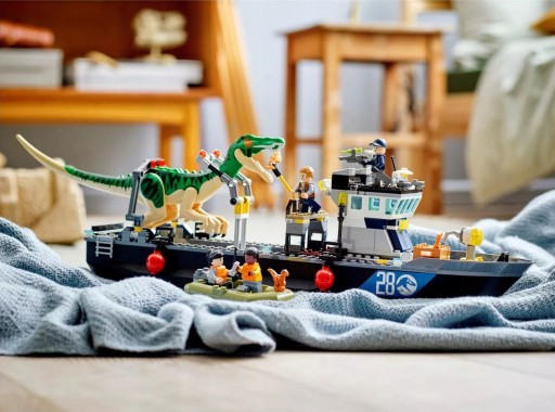 LEGO JURASSIC WORLD 76942 БАРИОНИКС И ПОБЕГ