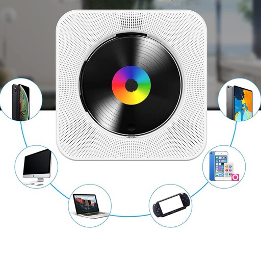 Odtwarzacz CD Wbudowane dwa głośniki HiFi Radio FM AUX