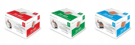 SZYBKOZŁĄCZKA Z DŹWIGNIĄ ZŁĄCZKA UNIWERSALNA NA DRUT LINKĘ 3x4mm BOX 60 szt