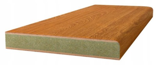 Parapet MDF BIAŁY Połysk gr. 25 mm WILGOCIOODPORNY