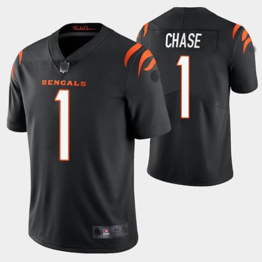 Футбольная майка Super Bowl Cincinnati Bengals 1, черная/белая/оранжевая, L